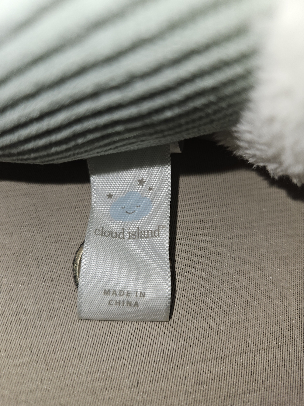 cloud island Plush Cupcake Toy in White, Green, Yellow - Picture 7 of 11